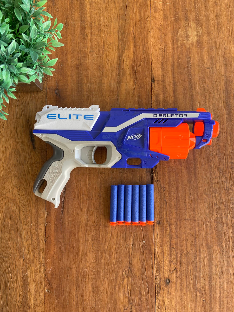 Nerf, Lançador Elite Disrupter, Vermelho e Cinza