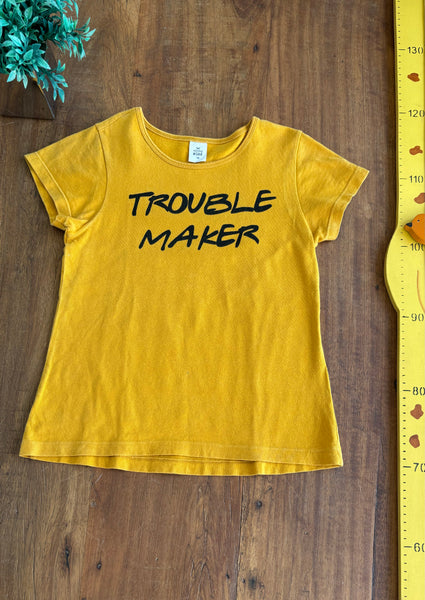 Camiseta Hering Kids Mostarda TAM 10 Anos