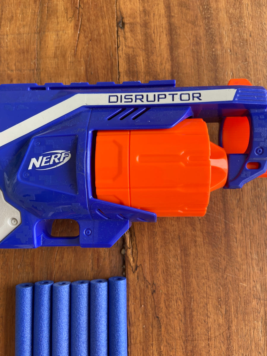 Nerf, Lançador Elite Disrupter, Vermelho e Cinza