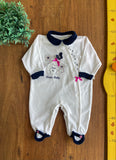 Macacão Bebê Anjos Baby Plush Branco TAM P