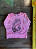 Moletom Rosa Manga Longa Estampa Up Baby TAM 3 a 6 Meses