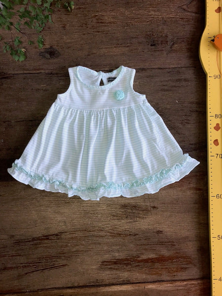 Vestido Bebe American Living Verde TAM 3 Meses