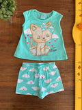 Pijama Verde Shorts Kyly TAM P