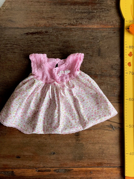 Vestido Florido Trico Bebe TAM 3 Meses