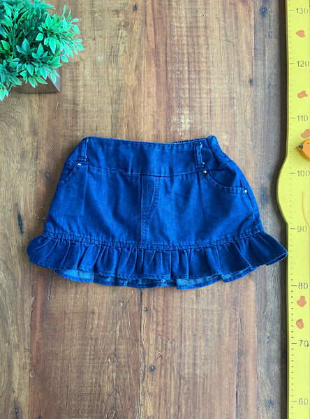 Saia Jeans Molekada TAM 8 Anos