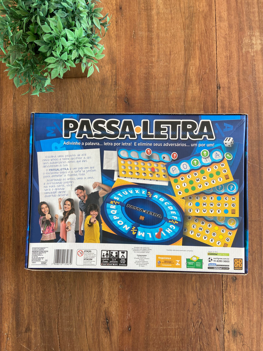 Jogo Passa Letra