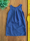 Vestido Infantil Azul Bolinha TAM 8 Anos