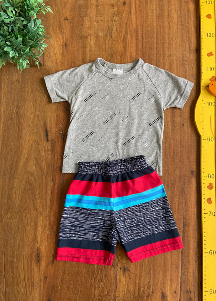 Conjunto Camiseta e Shorts Kyly TAM 1 Ano
