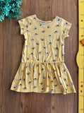 Vestido Hering Kids Amarelo Flores TAM 6 Anos