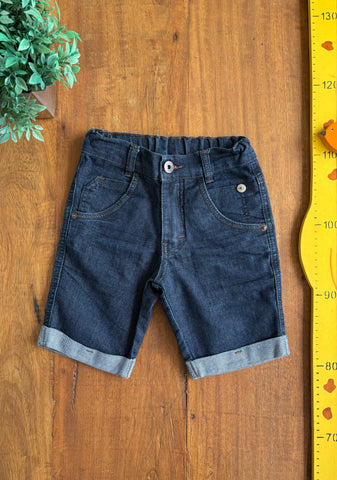 Bermuda Infantil Pull-ga Jeans TAM 3 Anos