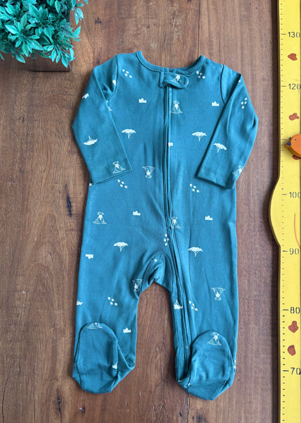 Macacão Carter's Novo Infantil Verde TAM 6 a 9 Meses