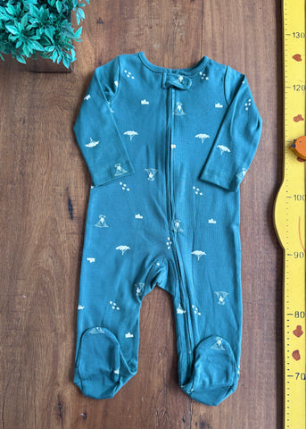Macacão Carter's Novo Infantil Verde TAM 6 a 9 Meses
