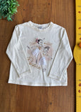 Camiseta Infantil Bailarina Charanga TAM 5/6 Anos 116 cm