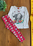 Conjunto Infantil Camiseta e Legging  Elefante Kyly TAM 4 Anos
