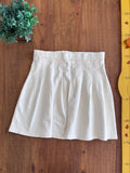 Saia Zara com Pregas Off White TAM 13-14 Anos 164 cm