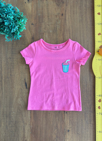 Camiseta Malwee Infantil Milkshake TAM 6 Anos