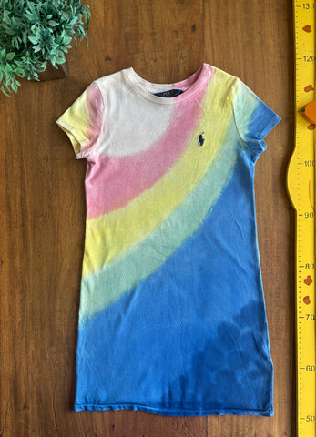 Vestido Infantil Ralph Lauren Colorido TAM 7 Anos