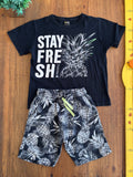 Conjunto Infantil Camiseta e Bermuda Lemon TAM 8 Anos