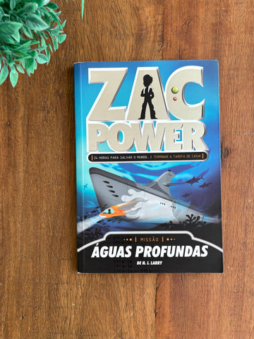 Livro Zac Power 2. Águas Profundas Editora - Fundamento