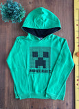 Moletom Minecraft Capuz TAM 12 Anos