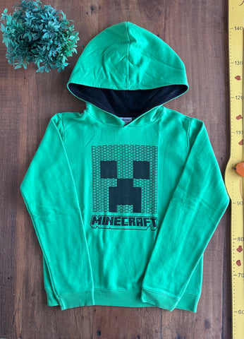 Moletom Minecraft Capuz TAM 12 Anos