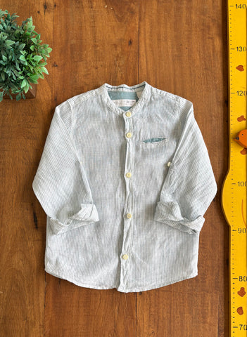 Camisa Risca Zara Baby TAM 3 - 4 Anos 104 cm