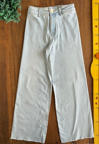Calça Jeans Clara Wide Leg Zara Girls TAM 13-14 Anos
