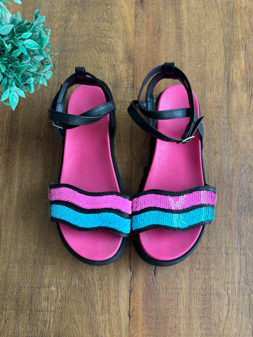 Sandália Infantil Tweenie Paetê TAM 33