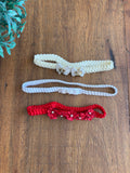 Kit Com 3 Faixias Bebê Laços TAM Único