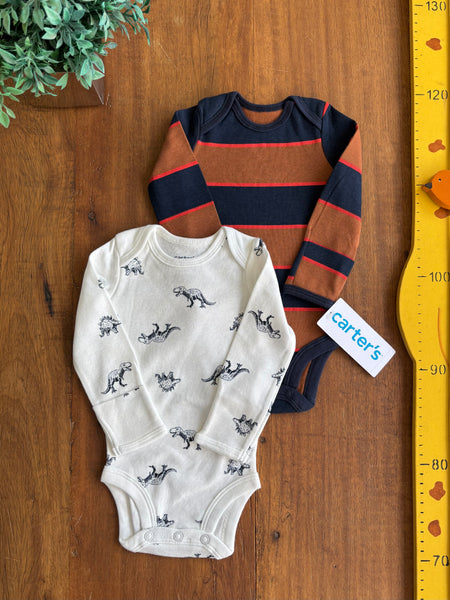 Conjunto Body Carter’s Bebê Novo TAM Recém-Nascido