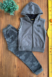 Conjunto Colete Gangster e Calça AKZ Boys TAM 6 Anos