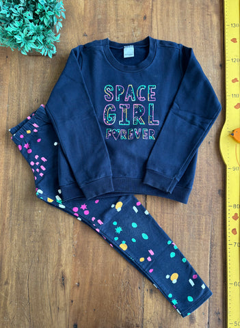 Conjunto Infantil Malwee Moletom TAM 8 Anos
