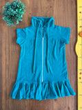 Vestido infantil Roupao Atoalhado com zíper frontal TAM 6 a 8 Anos