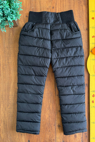 Calça Preta Puffer Infantil Impermeável Usada | TAM 10 Anos 140 cm