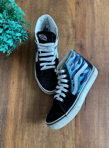 Tênis Vans Infantil Camo Flame TAM 31/32