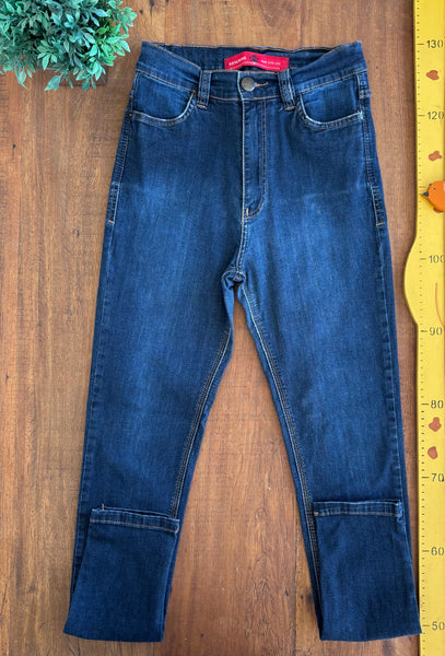 Calça Jeans Revanche Cintura Alta Ajuste Interno TAM 38 (16 Anos)