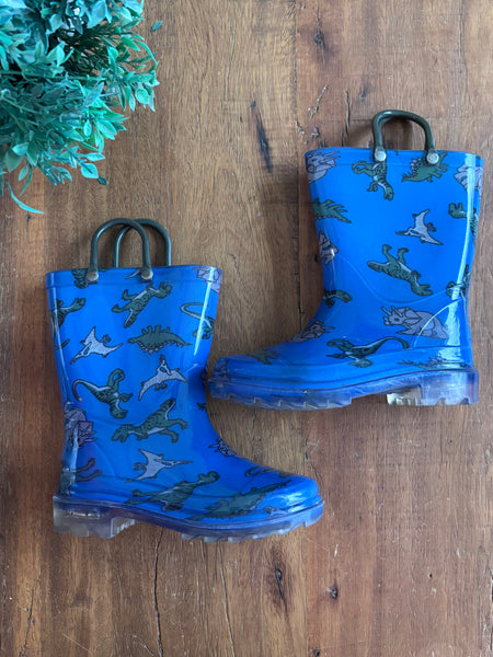 Bota Galocha Infantil Dinossauro com Luz Member´s Mark TAM 28
