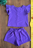 Conjunto Infantil Juvenilde Verao Blusa e Shorts  TAM 12 Anos