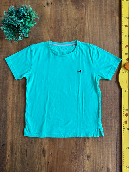 Camiseta Infantil Brooksfield Verde Premium Cotton TAM 8 Anos