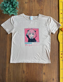 Camiseta Streetwear Anime japonês espião x família anya forger TAM 12 Anos