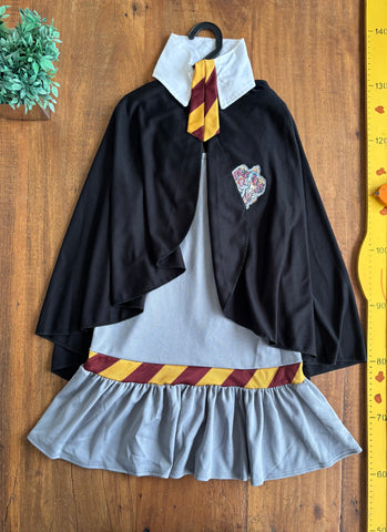 Fantasia Hermione Infantil Harry Potter Sulamericana TAM 9 a 12 Anos