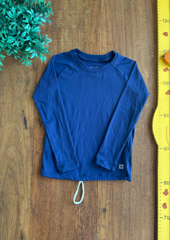 Camisa UV Infantil Com Proteção Solar Estampa Azul TAM 4 Anos
