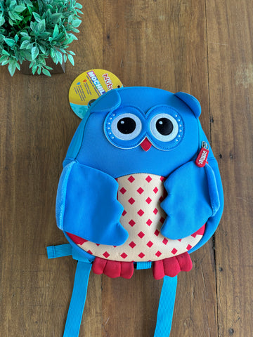 Mochila Nuby Infantil Neoprene Coruja Novo com Etiquetas  TAM 35x28cm