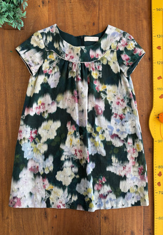 Vestido Zara Girls Verde Estampa Zara TAM 11-12 Anos