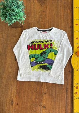 Camiseta Marvel Hulk TAM 6 Anos