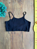 Cropped Preto Soltinho Belmari Kids TAM 14 Anos