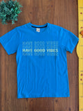 Camiseta Infantil Azul Have Fun TAM 12 Anos