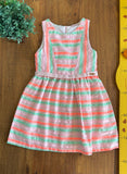 Vestido Infantil Mon Sucré ListrasTAM 6 Anos