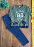 Conjunto Infantil Moletom e Calça Hering Kids Forrado TAM 6 Anos