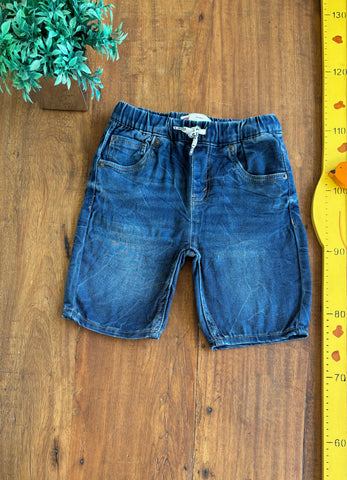 Bermuda Infantil Levi's Jeans Leve com Cordão Ajuste TAM 6/7 Anos